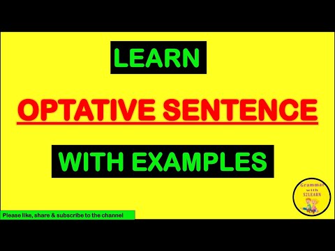 Optative Sentences| Optative Sentences Examples| Optative Sentences In English Grammar|S2LEARN