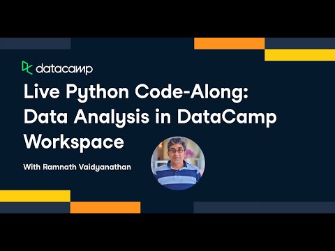 Python Code Along - Data Analysis in DataCamp Workspace