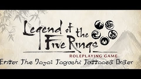 [L5R] Enter The Dojo: Togashi Tattooed Order