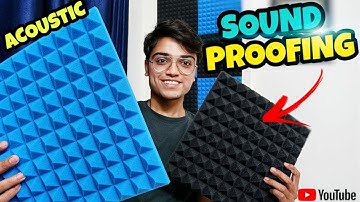 Best Acoustic Foam Panels for Home Studio | YouTube Sound Setup