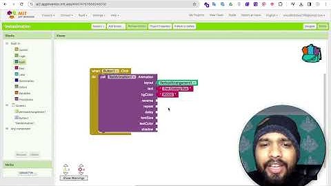 Create a Text animation App in MIT App Inventor 2 | Full App