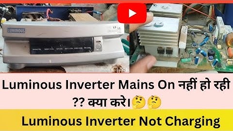 Luminous Inverter charging Problem🚫Luminous inverter Repair | Jeevan Tech | 