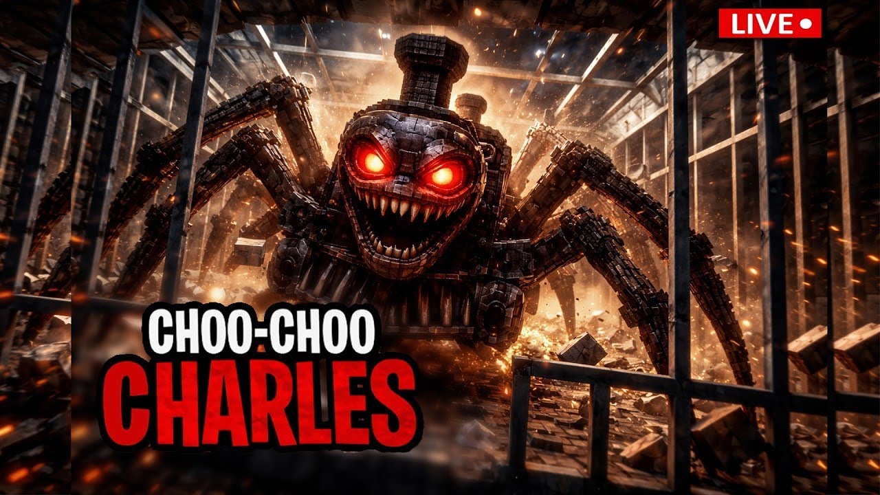 Choo Choo Charles Monster Train hunt with aadi_UC #shortslive #horrorgaming