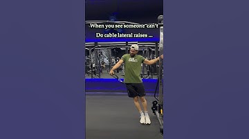 How to do cable lateral raises