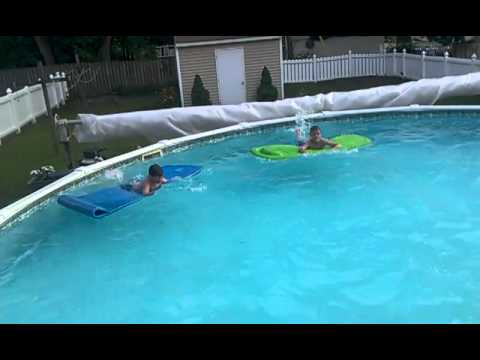 Nana's pool part two - YouTube