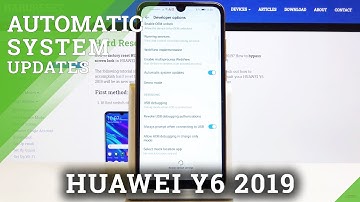 How to Set Auto System Updates in HUAWEI Y6 2019 – Enable Automatic System Update