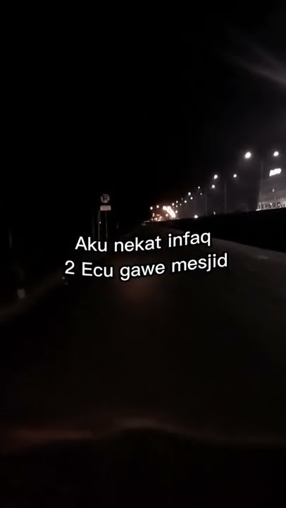 status wa galau di jalan pada malam hari