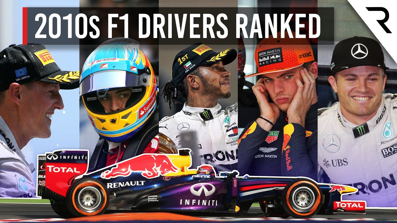 Every F1 driver from 2010-2019 ranked from worst to best