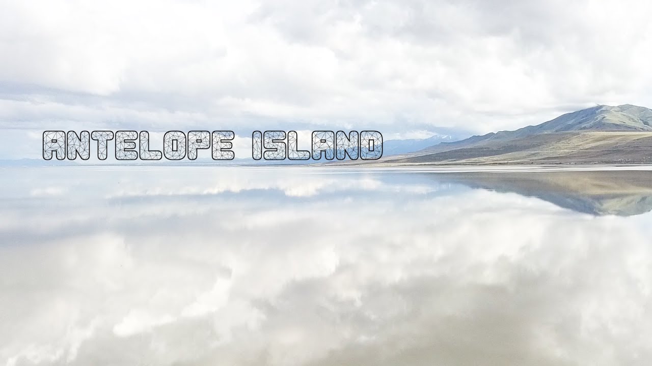 The Great Salt Lake - Antelope Island Causeway - DJI Mavic Pro