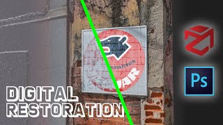 RESTORING a Vintage Advertising Tile Panel - 3DF Zephyr