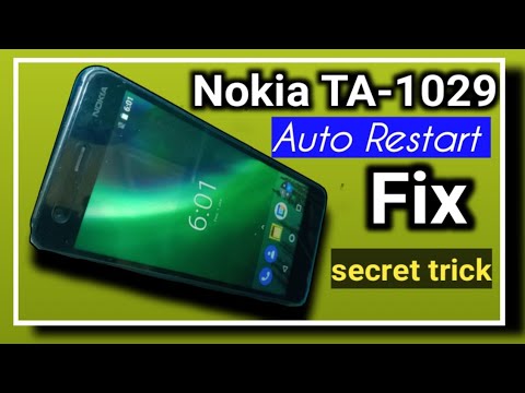 Nokia TA-1029 Auto Restart/Hang on Logo Problem Solution