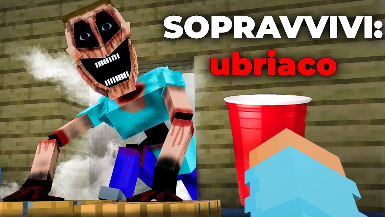 SOPRAVVIVO a TUTTE le MOD HORROR da UBRIACO!! Minecraft Horror ITA