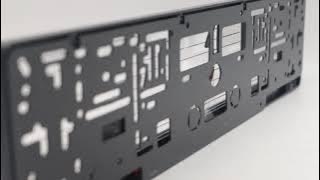 the best and most selling License Plate Frame Euro Size Plastic Universal
