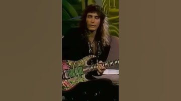 Steve Vai showing off his cat sounds on guitar
