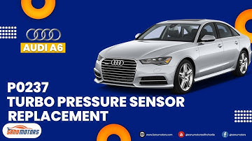 Audi A6 P0237 turbocharger boost sensor a circuit low - FIXED AND CLEANED DPF