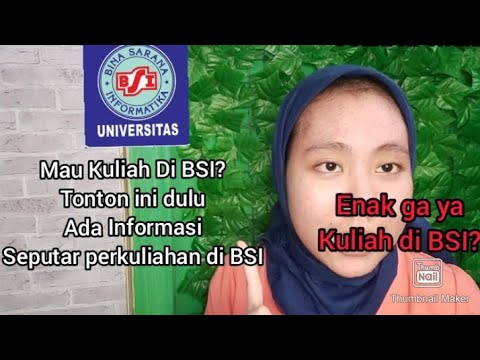 Kuliah di Universitas Bina Sarana Informatika (UBSI) enak ga ya?||UBSI universitas