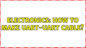 Electronics: How to make UART-UART cable?