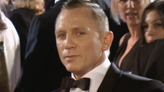 James Bond Premiere with Daniel Craig as 007 in SkyFall London