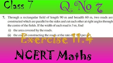 Q 7 Ex 11.4-perimeter and area- chapter 11- Maths class 7 th NCERT . Chapter 11 maths, exercise 11.4