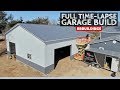 Building a Large Garage: Full Time-Lapse Build