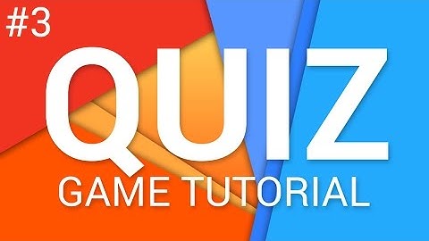 How to make a Quiz Game in Unity (E03 CORE GAME) - Tutorial