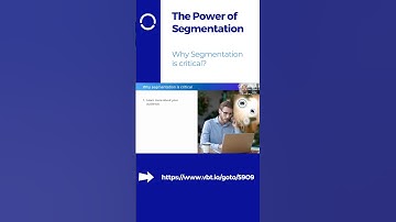 Why is segmentation critical? - Part 1 Watch full video: https://www.vbt.io/goto/59O9 #segmentation