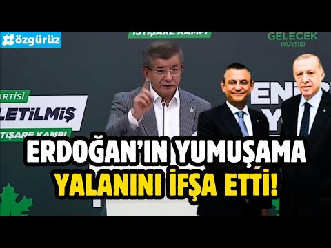 Davutoğlu parmak salladı, Erdoğan'ın yumuşama tuzağını ifşa etti!