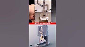 Scotch Yoke Application #engineering #kinematics #linkage #motion #mechanism #mechanicalengineering