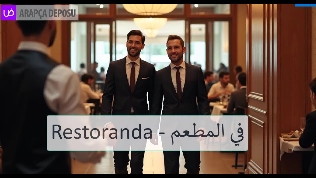 Restoranda Arapça Konuşmak - التكلم في المطعم بالعربية و التركية
