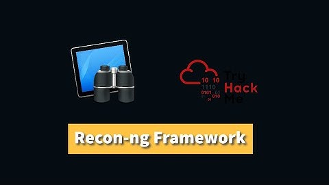 Recon-ng Basics | Reconnaissance Frameworks | TryHackMe Red Team Recon