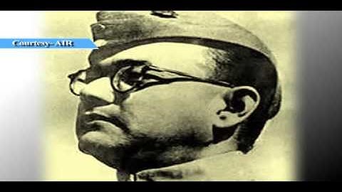 From the All India Radio archives : Voice of Netaji Subhash Chandra Bose