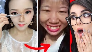 Best VIRAL Asian Makeup Transformations + Tutorials Compilation 2