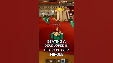 Surviving 30 player Mingle with a Dev #inkgame #squidgame