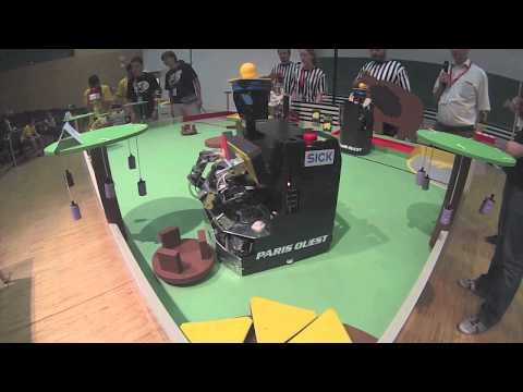 Coupe d'Europe / Eurobot 2014 - Demi-finale - RCVA vs DIMRobotics