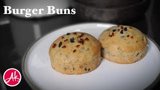 Burger Buns Recipe | Herb Infused Buns | Flavoured Buns | Eggless Burger Buns