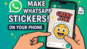 Make Your Own WhatsApp Stickers on Mobile Phone | Easy & Free!