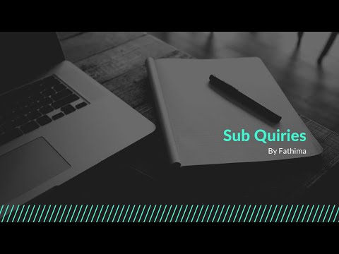 Sub Quiries || SQL (29)