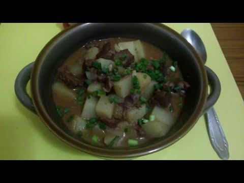 Видео рецепт Куырдак с картофелем
