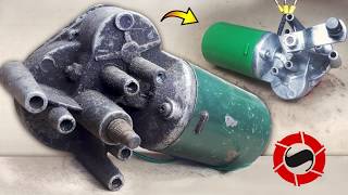 Rusty Wiper Motor Restoration and reuse / Silecek motoru restorasyonu