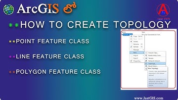 How to Create Topology in ArcGIS|Basic Topology in ArcMap|Topology ArcMap|JastGIS