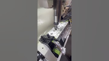 Cutting valve seats with the Rottler SG9MTS valve seat and guide machine.