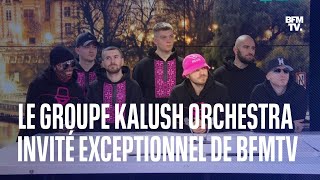 Les vainqueurs ukrainiens de l'Eurovision 2022, Kalush Orchestra, sur BFMTV