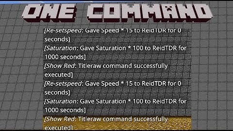 Stop Command Block Messages (Bedrock And Java) EASY