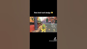Red shell wall dodge 🙃 #nintendo #nintendoswitch #mariokart8deluxe  #supermario #babyluigi