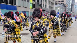 NYC Tartan Day Parade with Dougray Scott  April 6 2024