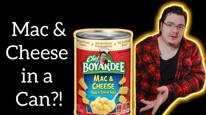 "Mac & Cheese in a Can?!" food taste REACTION