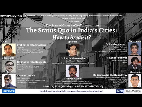 #CityConversations | E19 | Srikanth | Srinivas | The status quo in Indian Cities How to break it