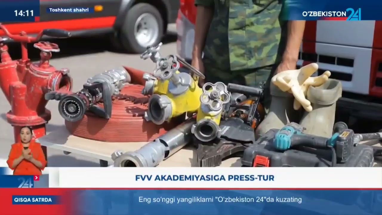 FVV Akademiyasida tashkil etilgan press-tur 