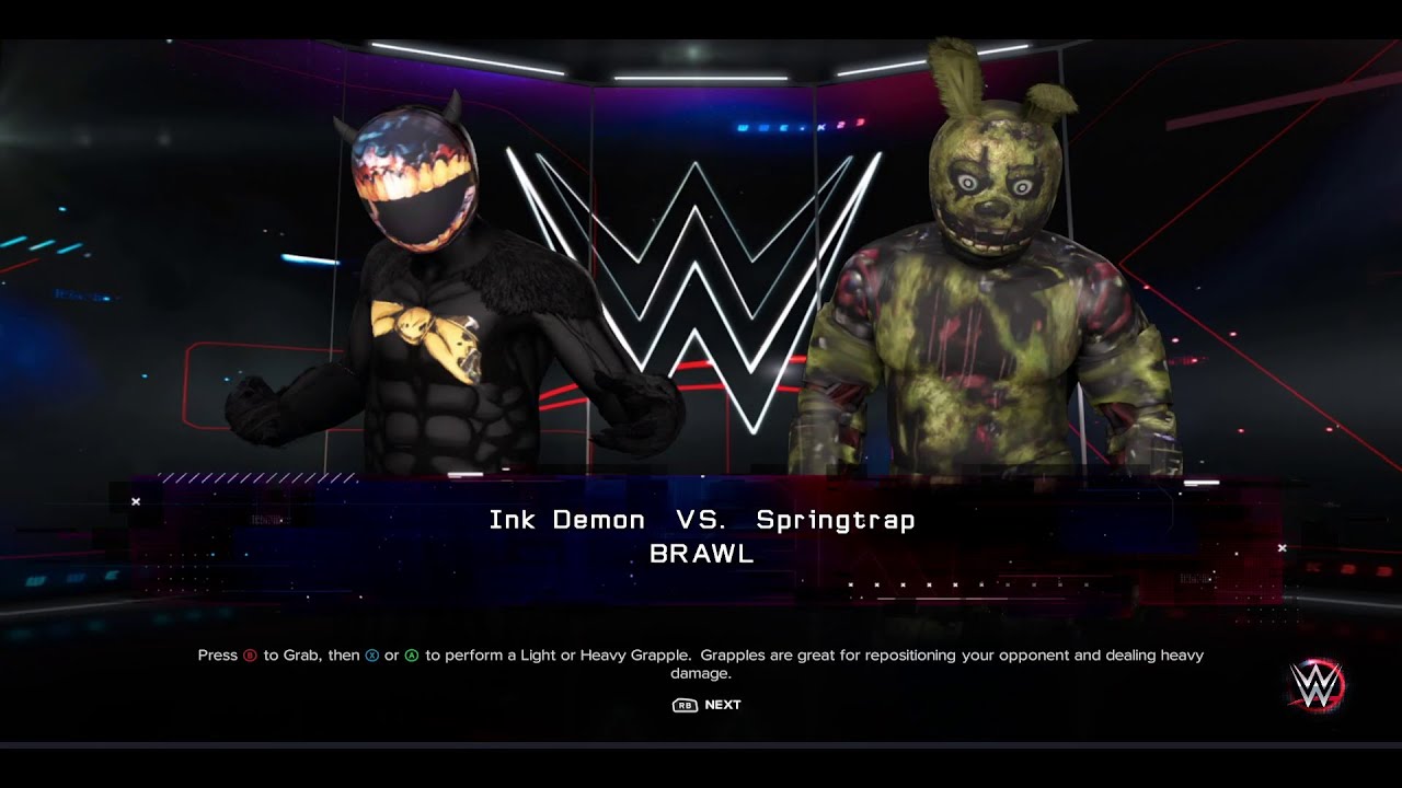 Spring Trap Ink WWE 2K23 - Springtrap vs Ink Demon - YouTube