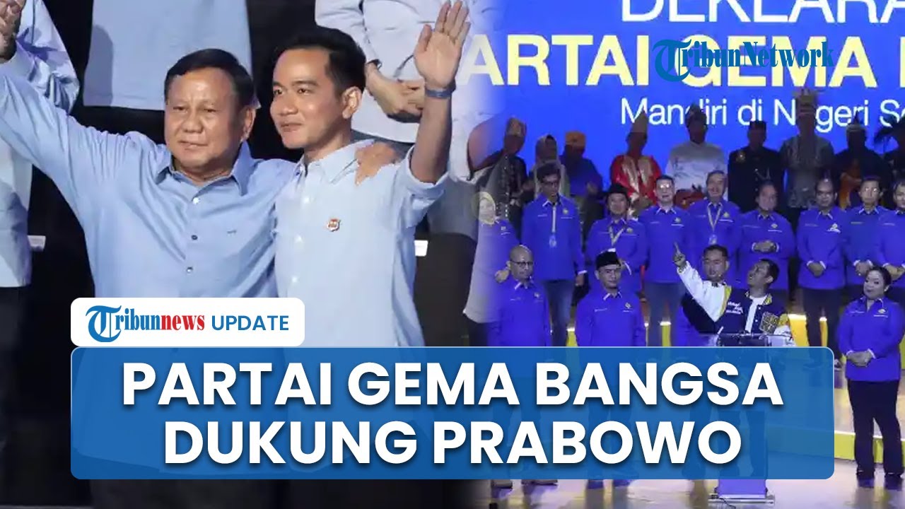 Partai Baru Resmi Dideklarasikan! Ini Parpol Gema Bangsa yang Dukung Pemerintahan Prabowo-Gibran